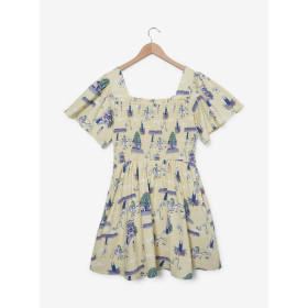 Studio Ghibli Spirited Away Haku Allover Print Smock Dress 32109676_hi?$productMainDesktop$&fmt=auto