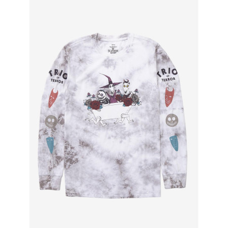 Disney l'étrange noël de Mr Jack Trio of Terror Long Sleeve Tie-Dye T-Shirt 15569710_hi?$productMainDesktop$&fmt=auto