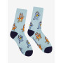   - Bluey Bingo & Bluey Allover Print Crew Socks - Précommande Novembre 2024 -