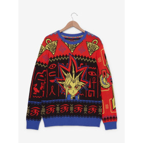 Yu-Gi-Oh! Yami Yugi Patterned Holiday Sweater 32332107_hi?$productMainDesktop$&fmt=auto