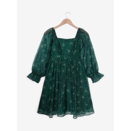 Disney Mickey Mouse Holiday Greenery Allover Print Long Sleeve Smock Dress  - Précommande Décembre 202432763751_hi?$productMainD