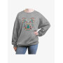 Disney Mickey Mouse Christmas Icon Ears Womens Oversized Sweatshirt - Précommande Décembre 202431384887_hi?$productMainDesktop$&