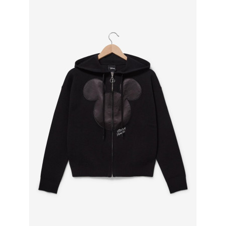 Disney Mickey Mouse Ears Women's Knit Zip Sweatshirt à capuche  - Précommande Décembre 202431780122_hi?$productMainDesktop$&fmt=