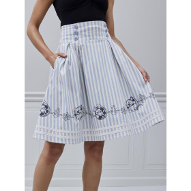 Her Universe Disney Steamboat Willie Icons Stripe Retro Skirt Her Universe Exclusive - Précommande Décembre 202432195073_hi?$pro