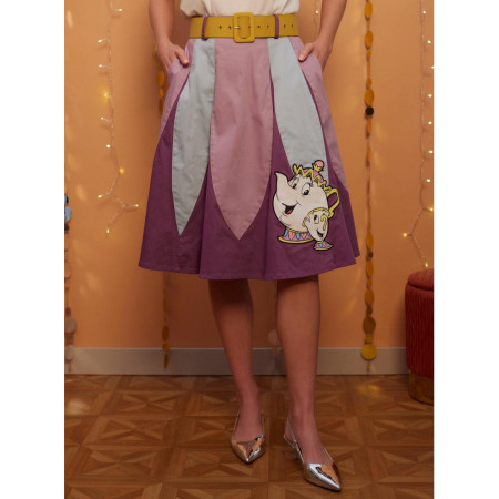 Her Universe Beauty And The Beast Mrs. Potts & Chip Retro Skirt Her Universe Exclusive - Précommande Décembre 202430569870_hi?$p