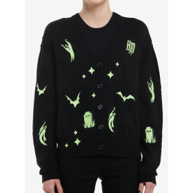 Her Universe Disney The Haunted Mansion Icons Glow-In-The-Dark Cardigan Her Universe Exclusive - Précommande Décembre 2024322852