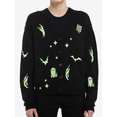 Her Universe Disney The Haunted Mansion Icons Glow-In-The-Dark Cardigan Her Universe Exclusive - Précommande Décembre 2024322852