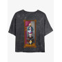 Disney The Haunted Mansion The Dynamite Gentleman Portrait Womens Mineral Wash Crop T-Shirt Her Universe Web Exclusive - Précomm