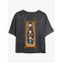 Disney The Haunted Mansion The Quicksand Men Portrait Womens Mineral Wash Crop T-Shirt Her Universe Web Exclusive - Précommande 