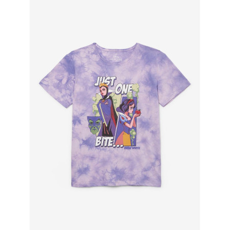 Disney Snow White and the Seven Dwarfs Snow White & Evil Queen Tie Dye Ado T-Shirt - Précommande Décembre 202431617678_hi?$produ