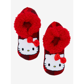 Sanrio Hello Kitty Plaid Allover Print Slipper chaussettes  - Précommande Décembre 202432534008_hi?$productMainDesktop$&fmt=auto