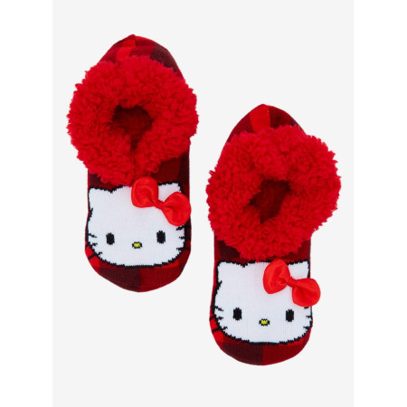 Sanrio Hello Kitty Plaid Allover Print Slipper chaussettes  - Précommande Décembre 202432534008_hi?$productMainDesktop$&fmt=auto