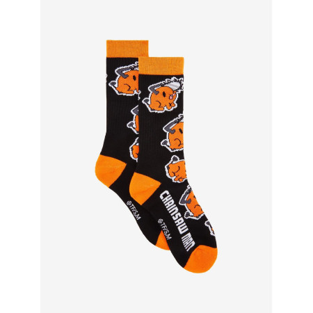 Chainsaw Man Pochita Allover Print Crew chaussettes  - Précommande Décembre 202420553566_hi?$productMainDesktop$&fmt=auto