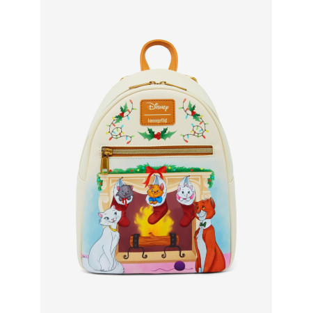 Loungefly Disney The Aristocats Christmas Fireplace Sac à dos - Préco Décembre 2024