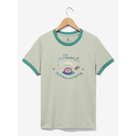 Disney The Princess and the Frog Tiana Icons Women's Ringer T-Shirt  - Préco Décembre 202431130092_hi?$productMainDesktop$&fmt=a