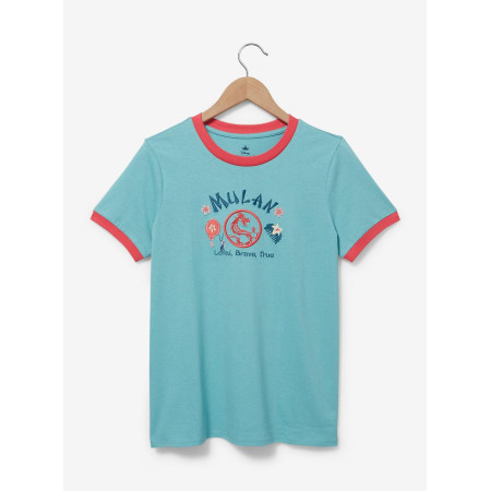 Disney Mulan brodé Women's Ringer T-Shirt  - Préco Décembre 202431130090_hi?$productMainDesktop$&fmt=auto