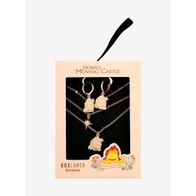 Studio Ghibli Howl's Moving Castle Calcifer Earring & Necklace Set  - Préco Décembre 202431874889_hi?$productMainDesktop$&fmt=au