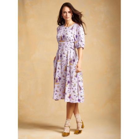 Disney Tangled Rapunzel Puff Sleeve Midi Dress  - Préco Décembre 202431779304_hi?$productMainDesktop$&fmt=auto