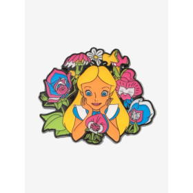 Loungefly Disney Alice in Wonderland Alice Flowers Enamel Pin  - Préco Décembre 202431328042_hi?$productMainDesktop$&fmt=auto