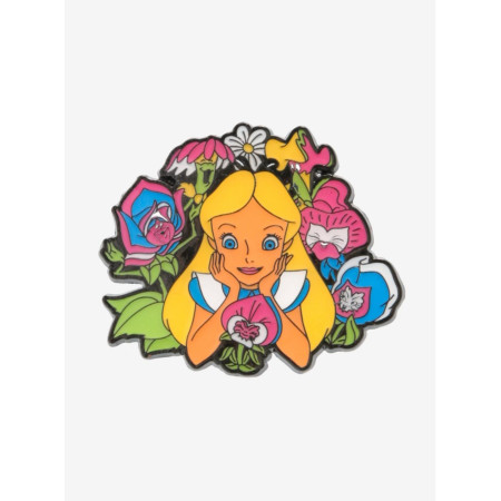 Loungefly Disney Alice in Wonderland Alice Flowers Enamel Pin  - Préco Décembre 202431328042_hi?$productMainDesktop$&fmt=auto