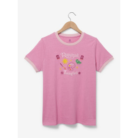 Disney Tangled Rapunzel brodé Women's Ringer T-Shirt  - Préco Décembre 202431130088_hi?$productMainDesktop$&fmt=auto