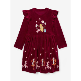 Disney Winnie the Pooh Floral Pooh Bear & Friends Enfant en bas âge Long Sleeve Dress  - Préco Décembre 202432762669_hi?$product