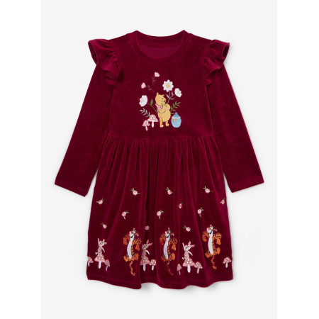 Disney Winnie the Pooh Floral Pooh Bear & Friends Enfant en bas âge Long Sleeve Dress  - Préco Décembre 202432762669_hi?$product