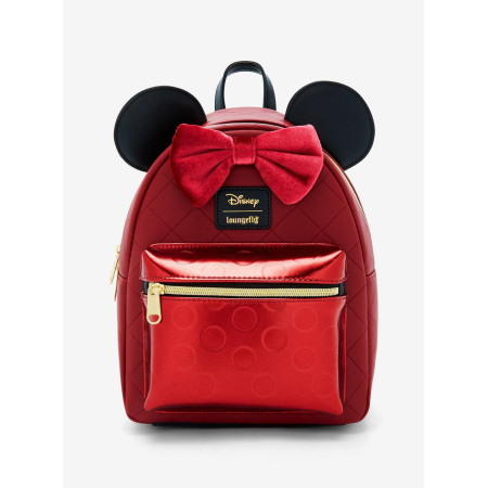 Loungefly Disney Minnie Mouse Burgundy Velvet Bow Sac à dos - Préco Décembre 202432652198_hi?$productMainDesktop$&fmt=auto