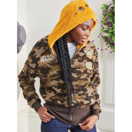 Her Universe Star Wars Ewok Sherpa Camouflage Sweatshirt à capuche - Préco Décembre 202419549951_hi?$productMainDesktop$&fmt=aut