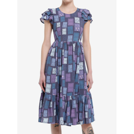 Her Universe Disney Pixar Monsters, Inc. Doors Ruffle Dress - Préco Décembre 202431163638_hi?$productMainDesktop$&fmt=auto