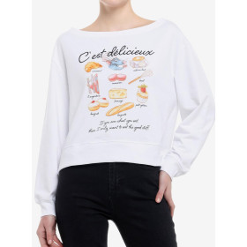 Disney Pixar Ratatouille Menu Boatneck Girls Sweatshirt - Préco Décembre 202433290052_hi?$productMainDesktop$&fmt=auto