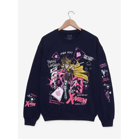 Marvel X-Men Gambit Doodle Icons Women's col rond - Préco Décembre 202433628220_hi?$productMainDesktop$&fmt=auto