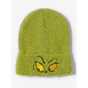 Dr. Seuss How the Grinch Stole Christmas Grinch Eyes Fuzzy Beanie  - Préco Décembre 202432697408_hi?$productMainDesktop$&fmt=aut