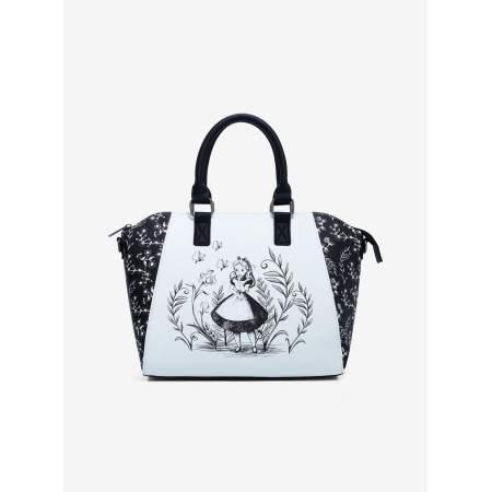 Loungefly Disney Alice In Wonderland Black & White Satchel Bag - Préco Décembre 202431167642_hi?$productMainDesktop$&fmt=auto