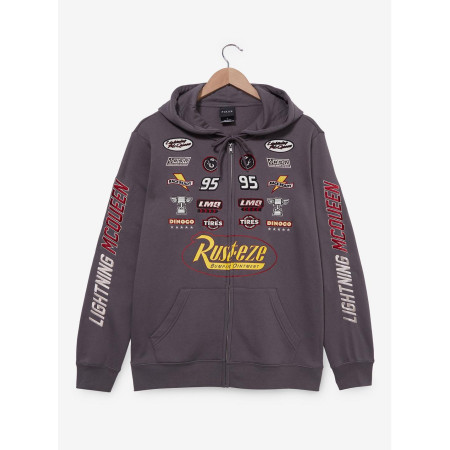 Disney Pixar Cars Lightning McQueen Racing Patches zippé Sweatshirt à capuche  - Préco Décembre 202433033077_hi?$productMainDesk