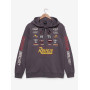 Disney Pixar Cars Lightning McQueen Racing Patches zippé Sweatshirt à capuche  - Préco Décembre 202433033077_hi?$productMainDesk