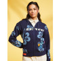 Her Universe Disney Lilo & Stitch Hibiscus Flower Stitch Knit zippé Sweatshirt à capuche  - Préco Décembre 202431328560_av1?$pro