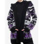 Her Universe l'étrange noël de Mr Jack Purple Fair Isle Girls Sherpa Cardigan - Préco Décembre 202432521658_hi?$productMainDeskt