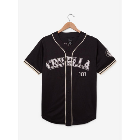 Disney 101 Dalmatians Cruella de Vil Black Baseball Jersey  - Préco Janvier 202532662849_hi?$productMainDesktop$&fmt=auto