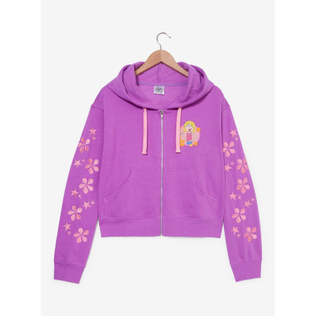 Disney Lizzie McGuire Cartoon Lizzie Floral court Women's zippé Sweatshirt à capuche - Préco Janvier 202532822527_hi?$productMai