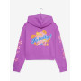 Disney Lizzie McGuire Cartoon Lizzie Floral court Women's zippé Sweatshirt à capuche - Préco Janvier 202532822527_av3?$productMa