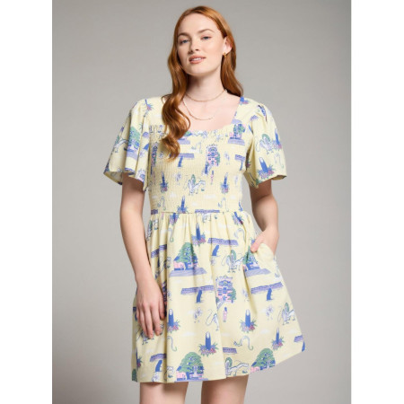 Studio Ghibli Spirited Away Haku Allover Print Smock Dress  - Préco Avril 202532109676_hi?$productMainDesktop$&fmt=auto123453210