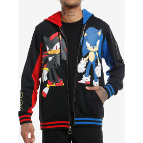 Sonic The Hedgehog Sonic & Shadow Split Sweatshirt à capuche - Préco Avril 202532823641_hi?$productMainDesktop$&fmt=auto12345328