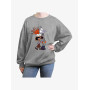 Disney Pixar Inside Out 2 Anxiety And Fear Womens Oversized Sweatshirt - Préco Avril 2025 Disney Pixar Inside Out 2 Anxiety And Fear Womens Oversized Sweatshirt - Préco Avril 2025