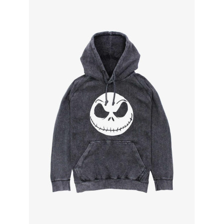 Disney l'étrange noël de Mr Jack Big Face Jack Mineral Wash Sweatshirt à capuche - Préco Avril 202533403506_hi?$productMainDeskt