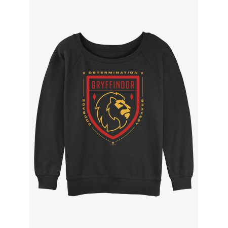 Harry Potter Gryffindor Crest Womens Slouchy Sweatshirt - Préco Avril 202530656995_hi?$productMainDesktop$&fmt=auto1234530656995