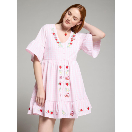 Strawberry Shortcake Gingham Icons Smock Dress  - Préco Avril 202532109682_hi?$productMainDesktop$&fmt=auto1234532109682
