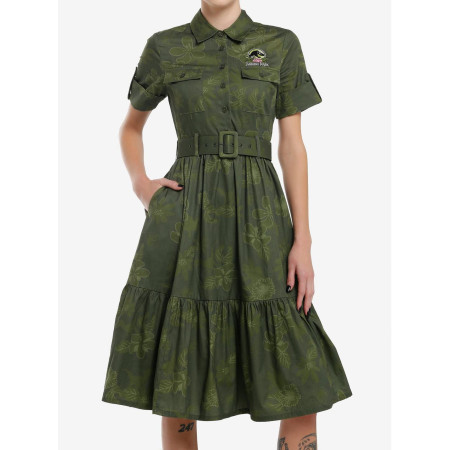 Her Universe Jurassic Park Green Floral Retro Dress Her Universe Exclusive - Préco Avril 202532278682_hi?$productMainDesktop$&fm