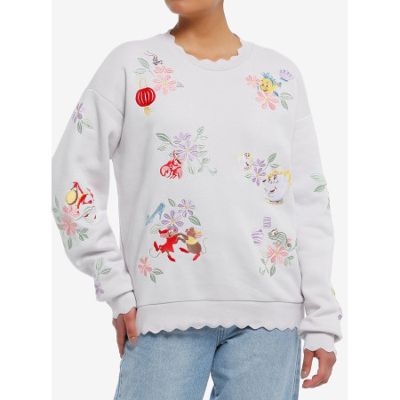 Her Universe Disney Princess Sidekicks Floral Sweatshirt Her Universe Exclusive - Préco Avril 202530921081_hi?$productMainDeskto